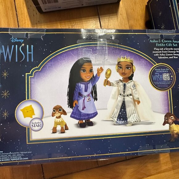 Disney Wish‎ Asha & Queen Amaya Gift Set Doorables Musical Keepsake Box NEW - Picture 6 of 10